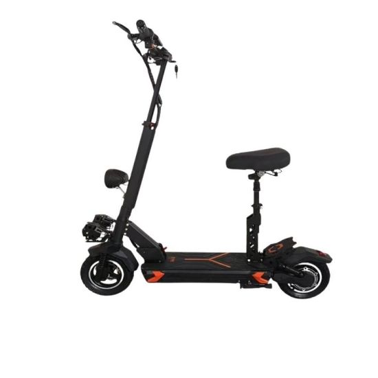 صورة سكوتر كهربائي الوحش البرتقالي مع كرسي